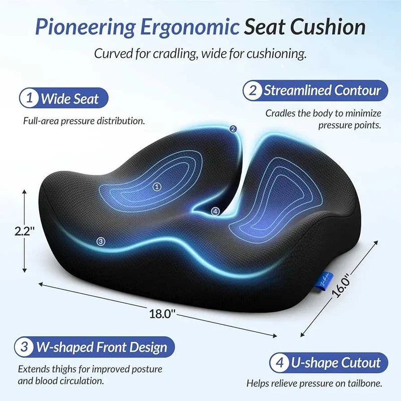 Pioneering Ergonomic Memory Foam Seat Cushion