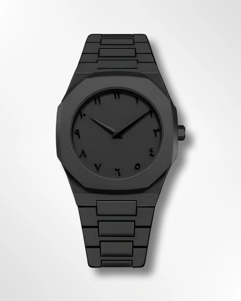 Stainless Steel Arabic Watch – Timeless Elegance & Modern Style