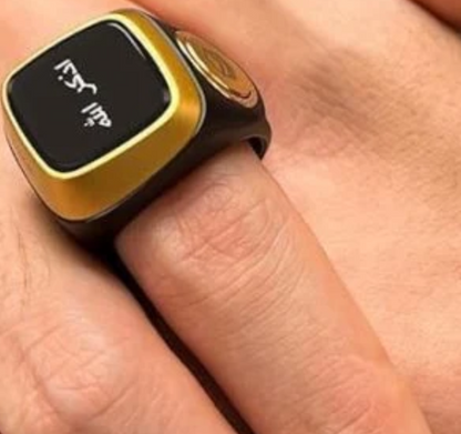 Zikr Ring – Smart Tasbeeh Ring with OLED Display