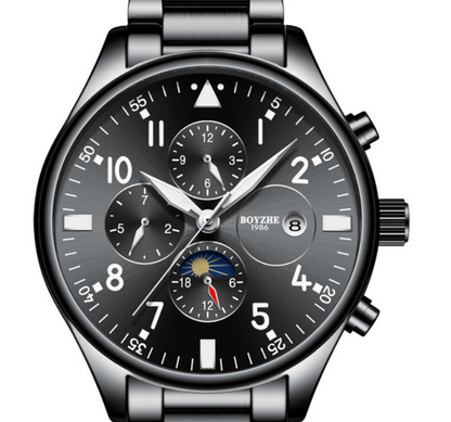 Automatic Mechanical Watch Steel Belt