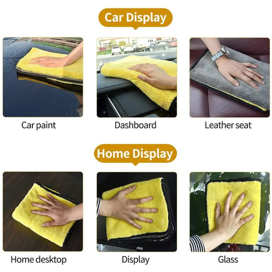 Double-Side Microfiber Cleaning Cloth – 2 Piece Set