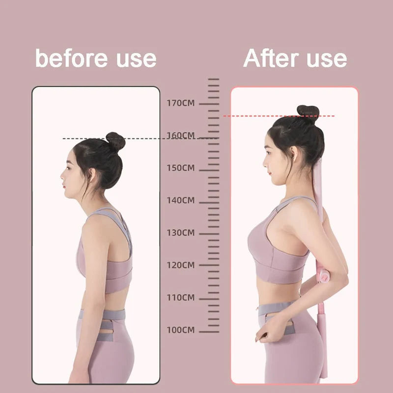 Body Stick Yoga Shoulder Artifact Stainless Steel Cross