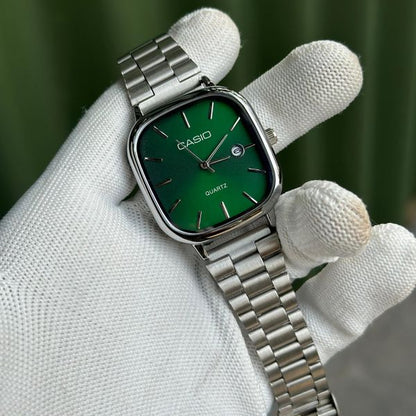 Square Dial Watch for Men – Stylish Steel Design
