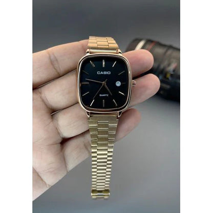 Square Dial Watch for Men – Stylish Steel Design