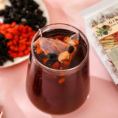 Ginseng Five Treasure Tea – Herbal Wellness Tea