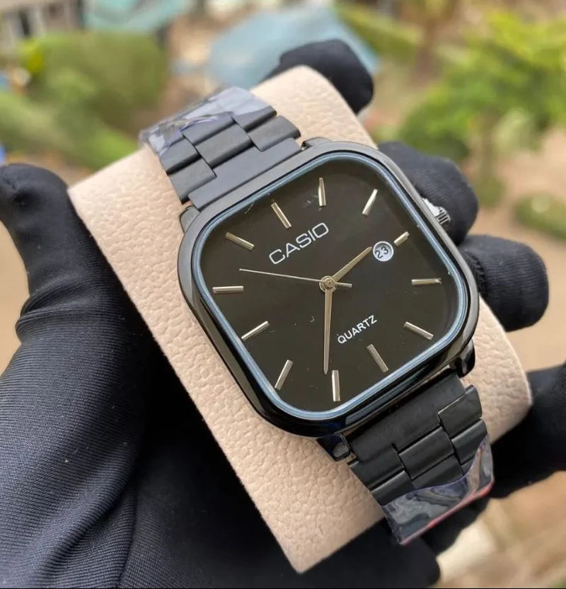 Square Dial Watch for Men – Stylish Steel Design