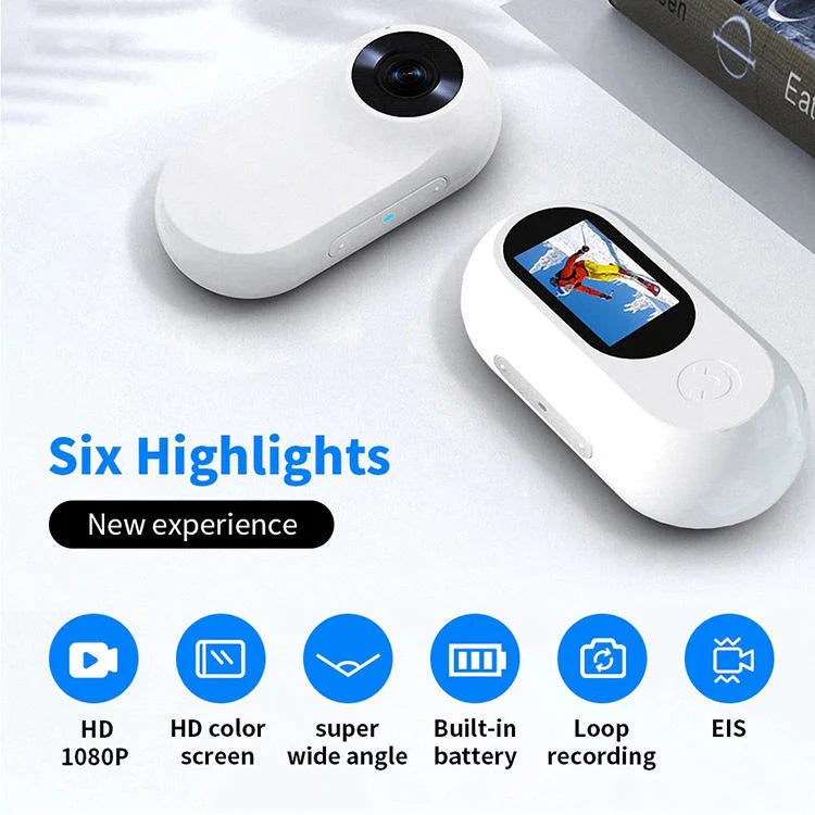 Mini-Motion View – Portable Clip-On Mini Camera