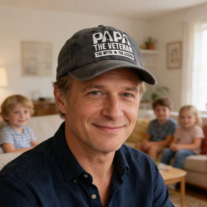 Papa Embroidered Baseball Cap – Adjustable Cotton Dad Hat