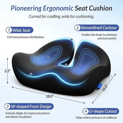 Pioneering Ergonomic Memory Foam Seat Cushion